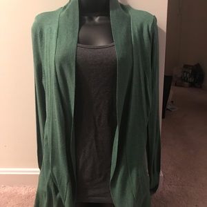 NWT Merona long sleeve green cardigan